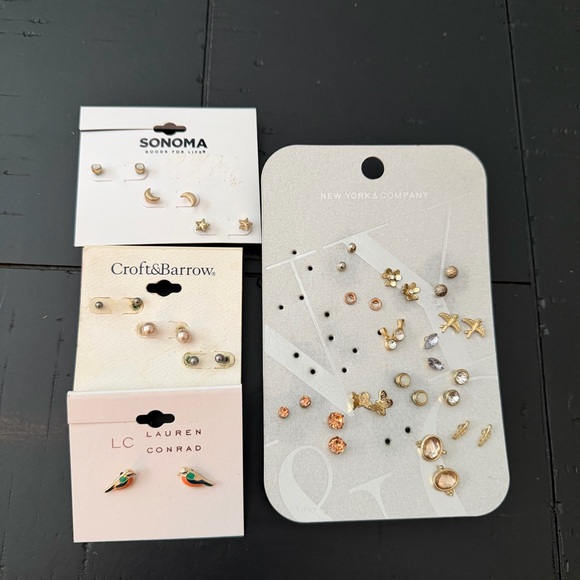 Sonoma Jewelry - Mixed Lot of Gold and Silver Earrings for Women